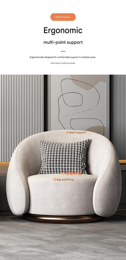 Luxury Rotating Single Seater Sofa With Deep Seating