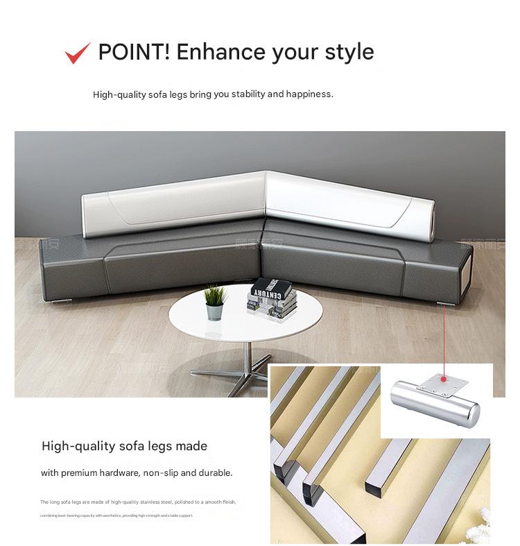 Luxury V-Shaped Lobby Sofa