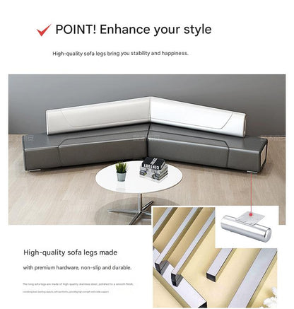 Luxury V-Shaped Lobby Sofa