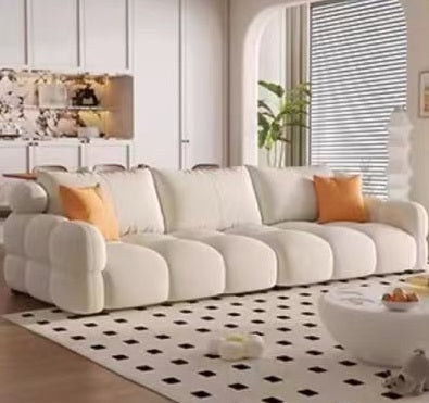 Modern French Barcelona Cloud Velvet Sofa