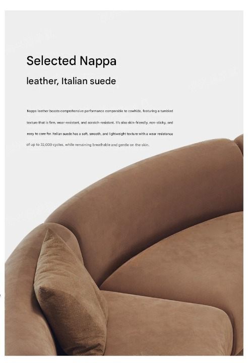 Luxury Curved Lounge Sofa Set With Coffee Table