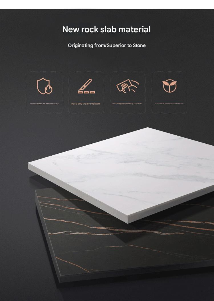 Luxury Rock Slab Foyer Table with Artistic Base