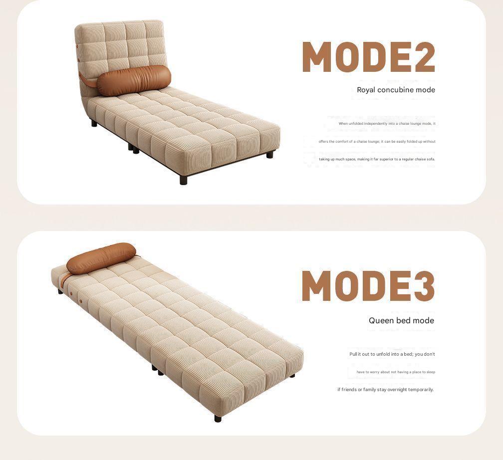 Retro Folding Multifunctional Dual purpose Sofa Bed