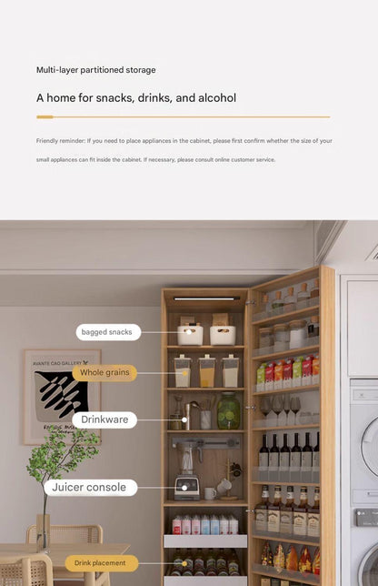 Modern Wooden Wardrobe Storage Cabinet with Shelves