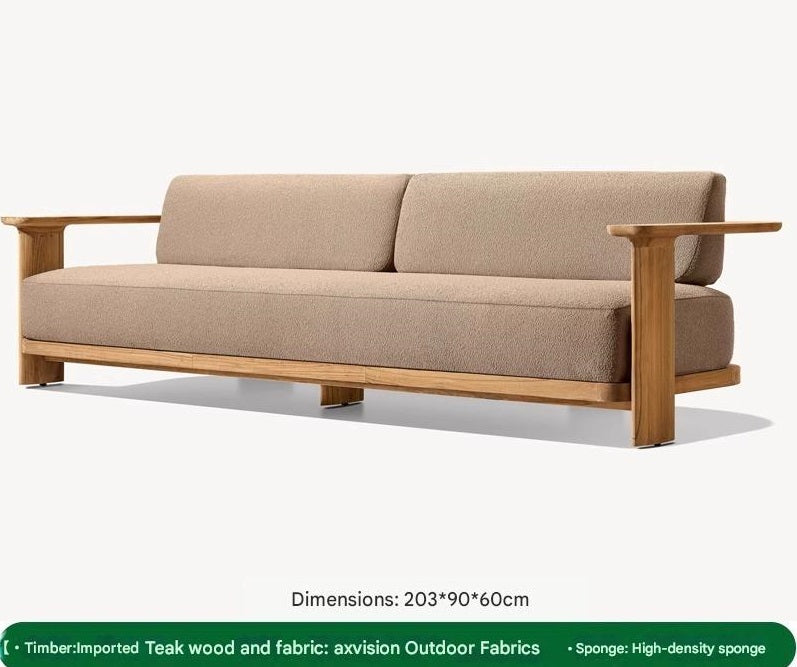 Luxury Outdoor Teak Wood Furniture Sofa Set