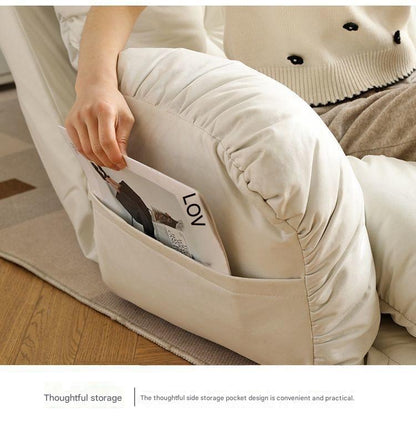 Lazy Folding Floor Sofa Bed With Adjustable Backrest
