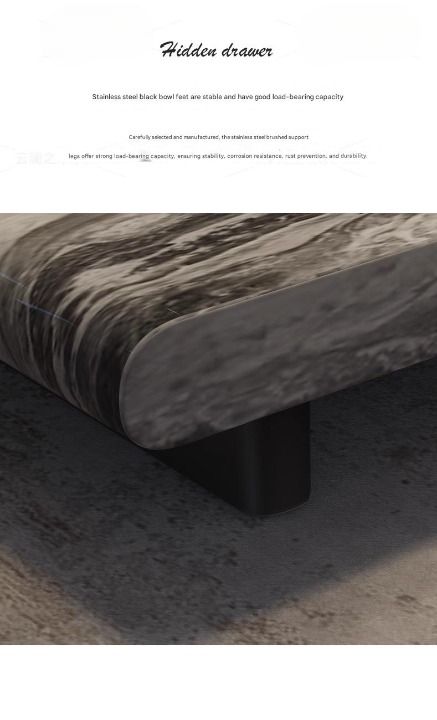 Italian Luxury Rectangular Marble Coffee Table
