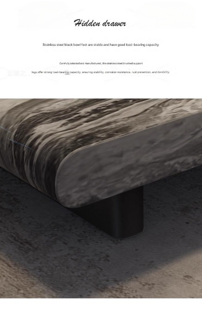 Italian Luxury Rectangular Marble Coffee Table