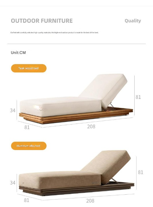 Beach Sun Lounger Lounge Chair