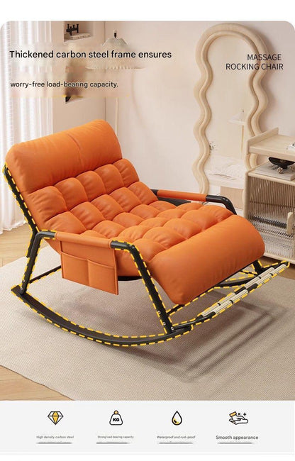 Luxury Double Rocking Recliner Sofa Chair with Thick Cushion
