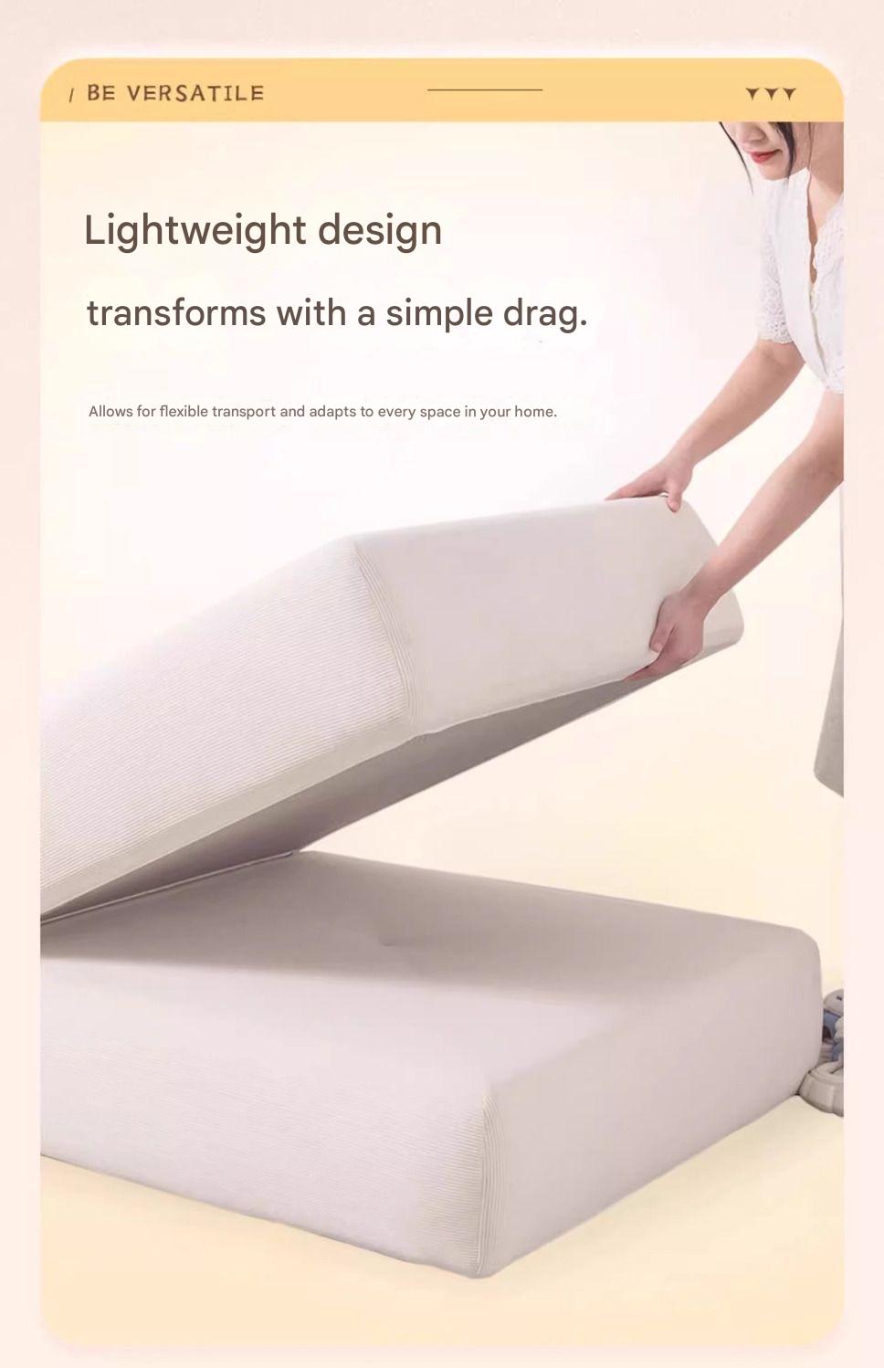 Luxury Modular Tofu Block  Floor Sofa Chair