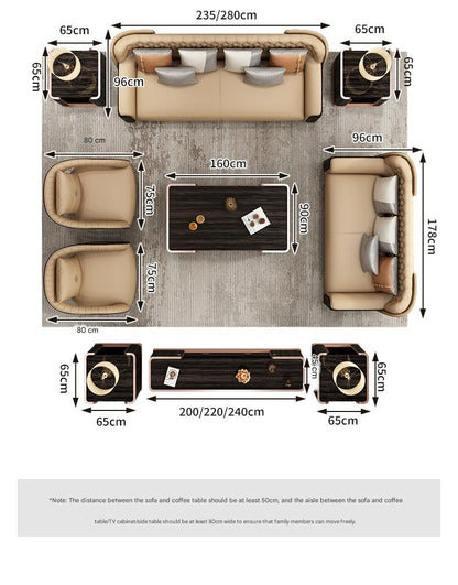 Italian Luxury Sofa Set