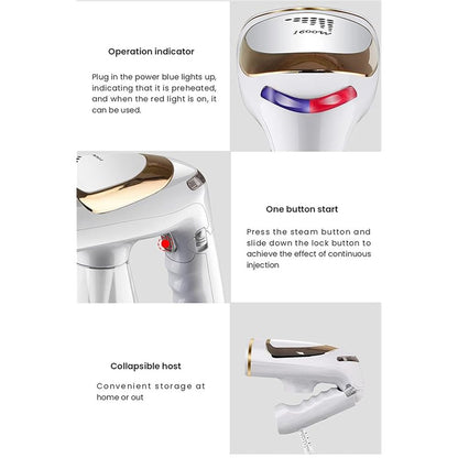 1600W Folding Powerful Garment Steamer 6