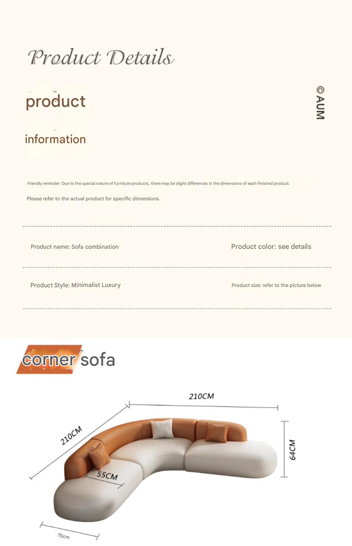 Luxury Waiting Area Curved Sofa Set With Chairs