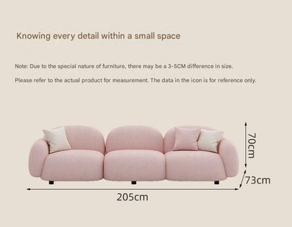 Luxury Lambswool Three Seater Sofa Set With Coffee Table