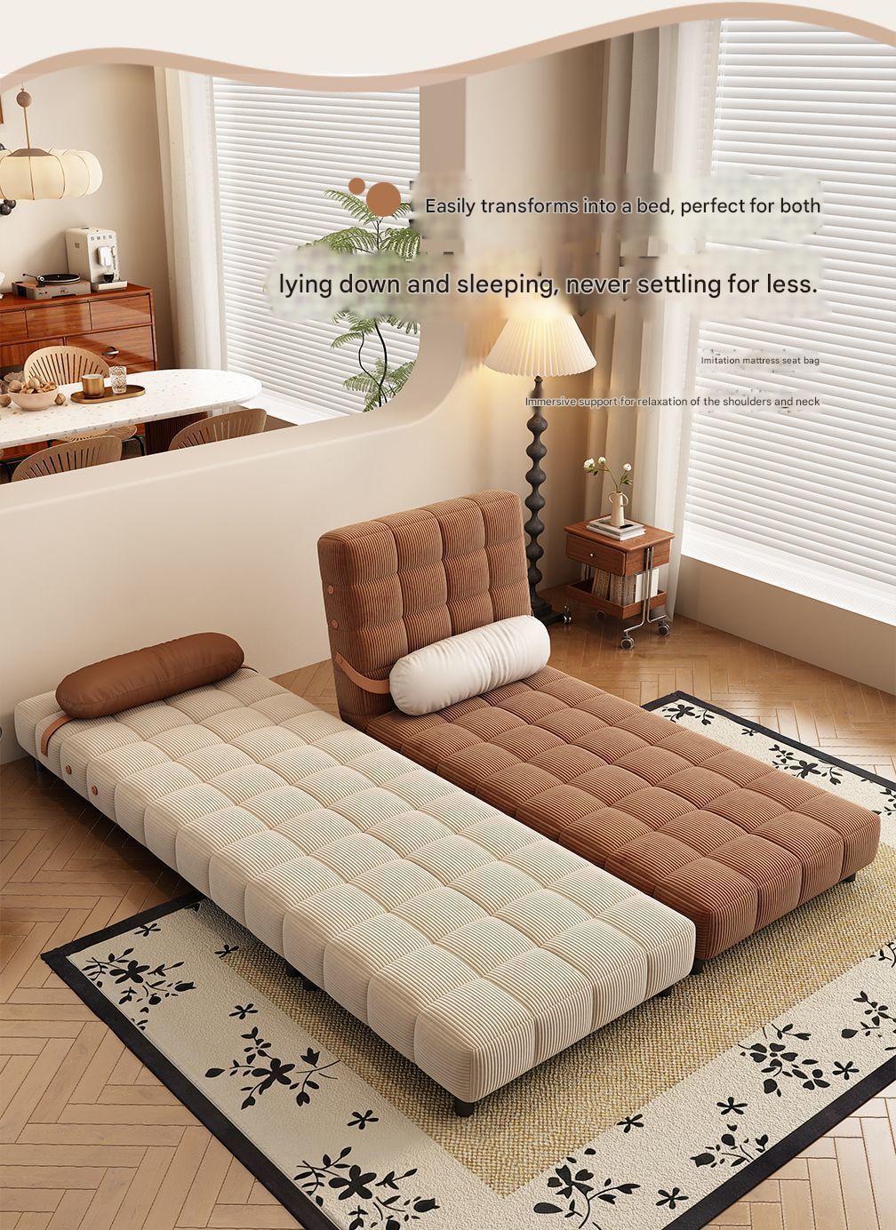 Retro Folding Multifunctional Dual purpose Sofa Bed