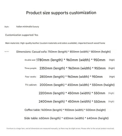 Italian Luxury Sofa Set