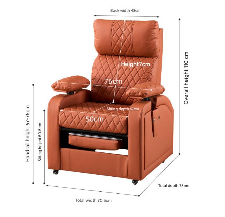 Modern Adjustable Recliner Chair with Tray Table