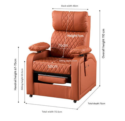 Modern Adjustable Recliner Chair with Tray Table