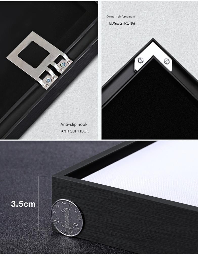 Modern LED Relief Wall Art Painting Frame