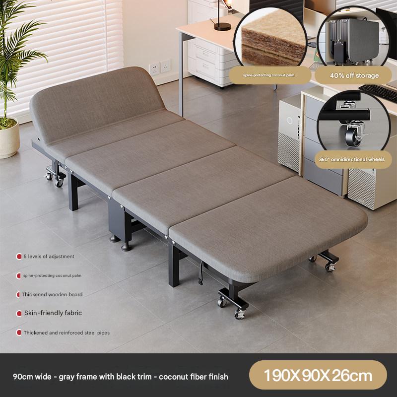 Foldable Office Nap Bed with Adjustable Backrest