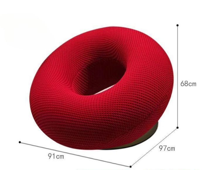 Modern Donut Swivel Single Lazy Sofa Chair