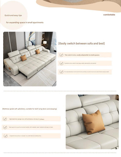 Luxury Smart Recliner Sectional Sofa with Adjustable Headrest