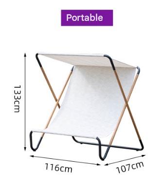 Portable Folding Sunshade Lounge Chair