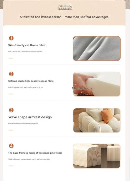 Luxury Bubble Tufted Sofa