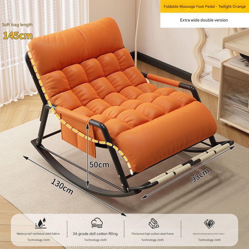 Luxury Double Rocking Recliner Sofa Chair with Thick Cushion