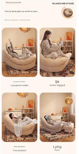 Luxury Recliner Lounge Chair with Ottoman Footrest