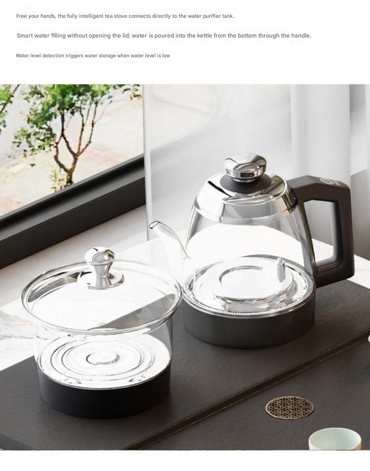Luxury Stone Slab Tea Table With Chairs