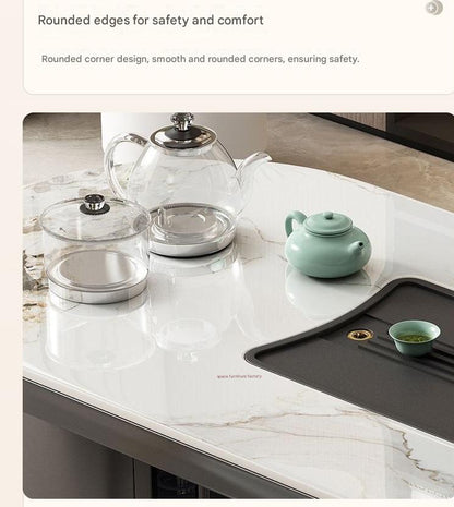 Luxury Modern Tea Table Set with Chairs