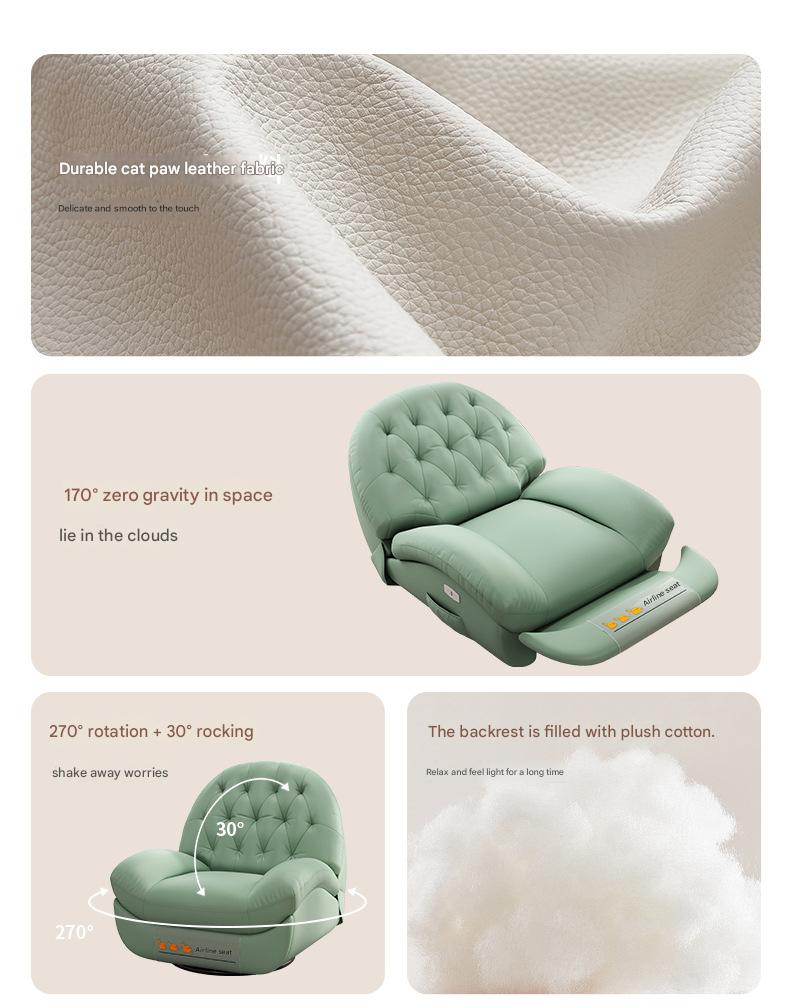 Luxury Electric Recliner Sofa Chair with USB Port
