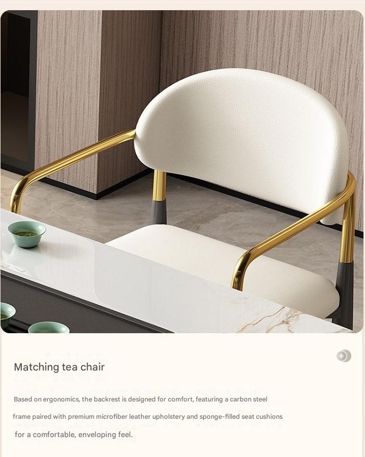 Luxury Modern Tea Table Set with Chairs