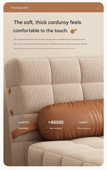 Retro Folding Multifunctional Dual purpose Sofa Bed