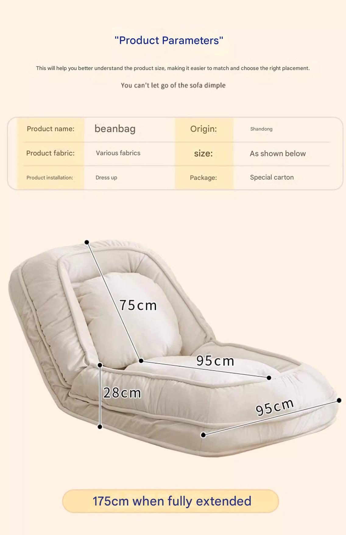 Multi Functional Lazy Sofa Chair