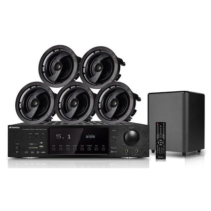 Sansui T5 Ceiling Speakers Home Theater Full Set 1