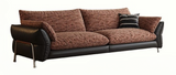 Modern Extra Large Fabric Sofa with Goose Down Cushions