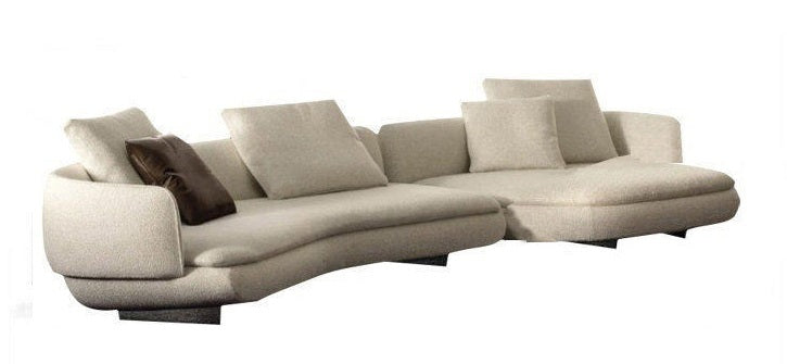 Italian Luxury Curved Sectional Sofa Set