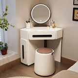 Luxury Dressing Table With LED Mirror And Stool