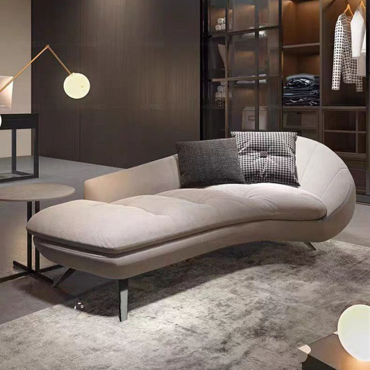 Modern Curved Chaise Lounge Chair