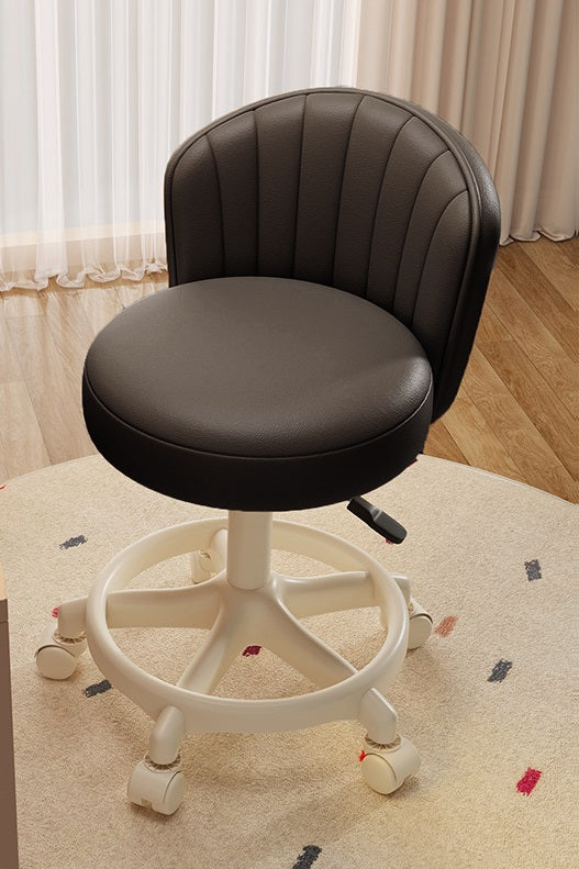 Luxury Swivel Vanity Chair with Wheels
