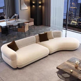Luxury Modern Curved Sectional Sofa Set