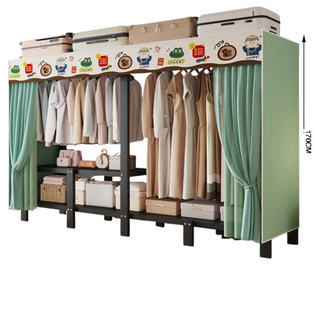 2.2 M Folding Cloth Storage Wardrobe