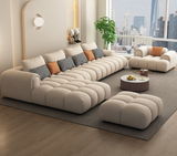 Italian Luxury Bubble Sectional Sofa With Ottoman