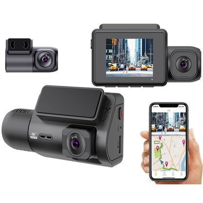 M700A 4K In-Car Triple Dash Cam