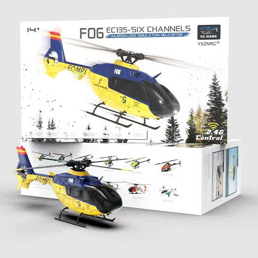 1:36 6CH F06 EC135 Remote Control Helicopter 1