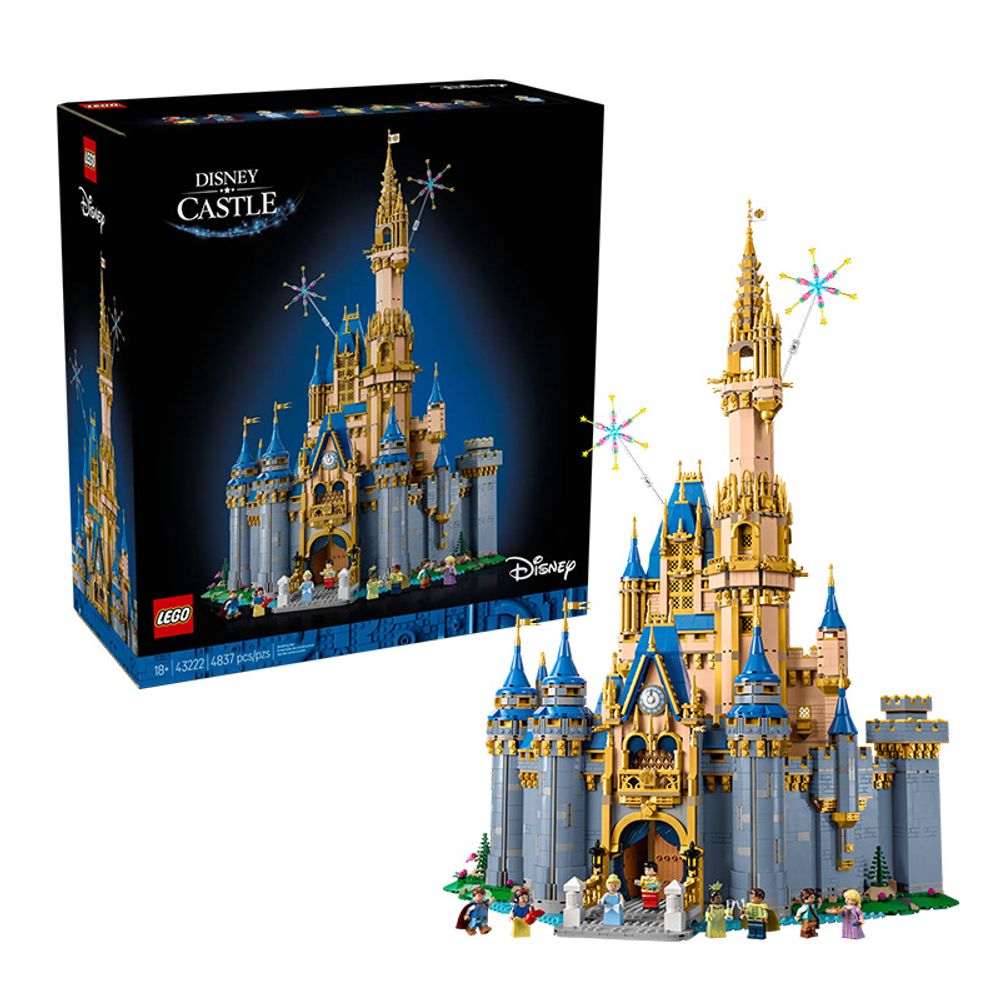 LEGO 43222 Disney Castle Building Blocks Set