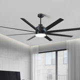 72 inches 220V Electric Light Ceiling Fan